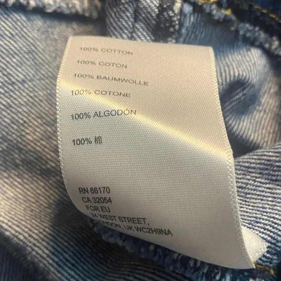 Pilcro and the Letterpress by Anthropologie Blue A-Line Denim Skirt - Picture 7 of 7